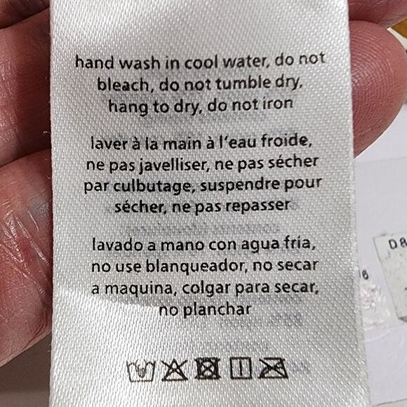 WEWOREWHAT Leigh Gradient Square Neck Bikini Top Bright Green Ombre Small NEW - Picture 7 of 10